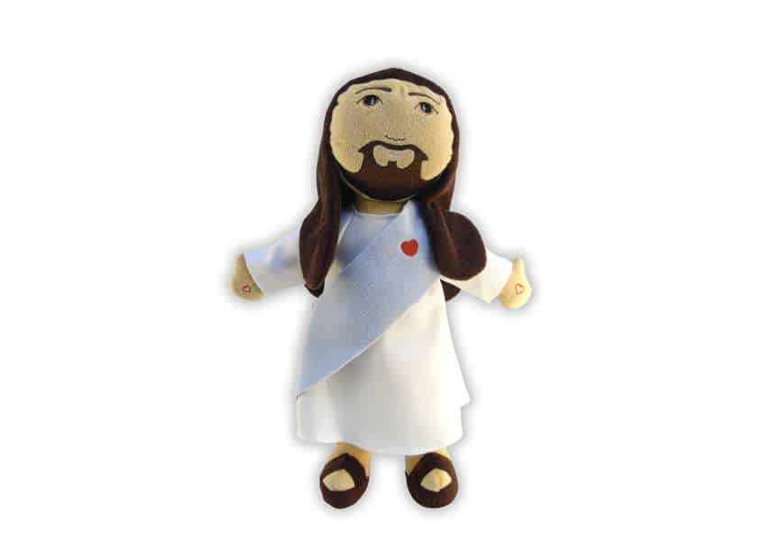 AJD Jesus plush with heart sash
