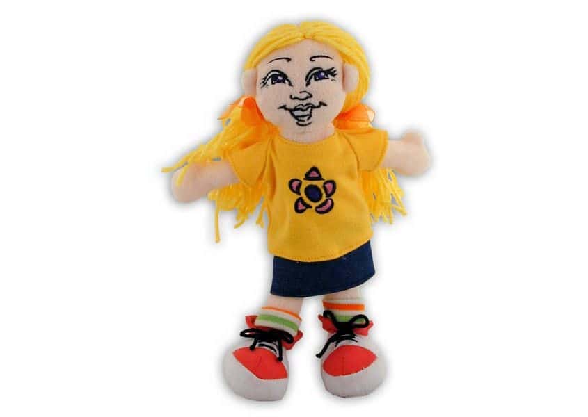 Happy land blonde girl doll