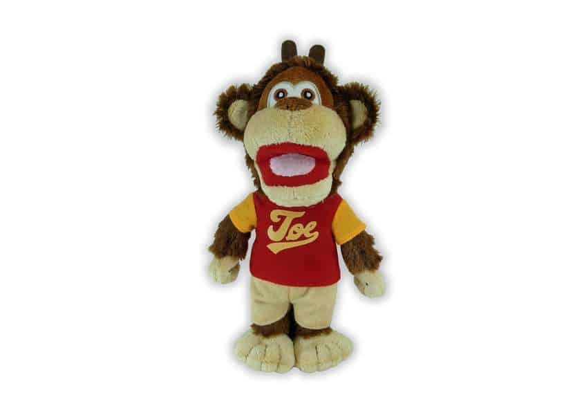 Joe the Monkey, tan and brown monkey plush