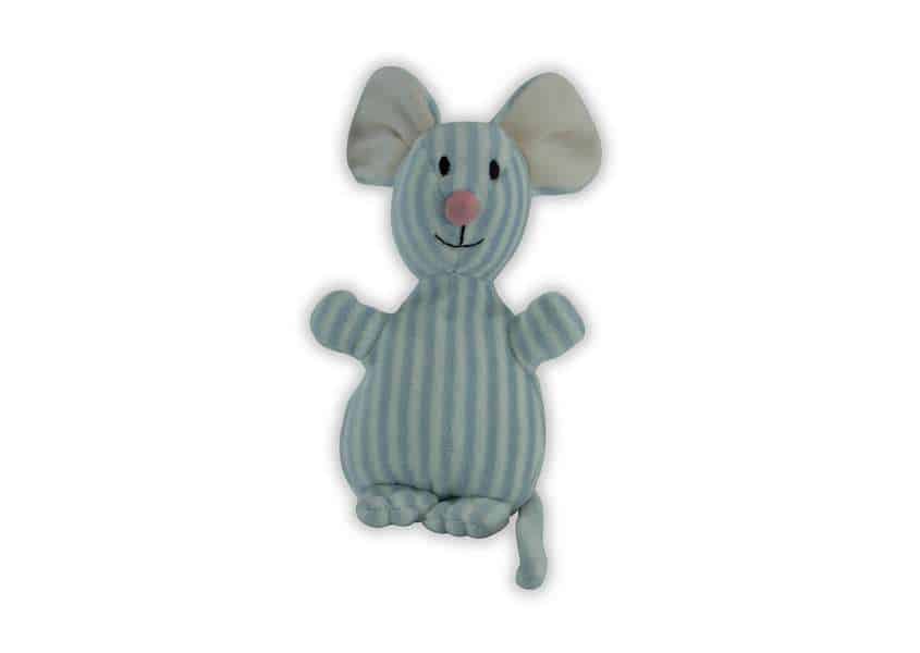 PJ blue and white mouse plush