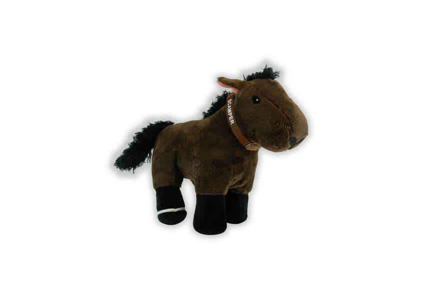Scamper brown horse plush toy