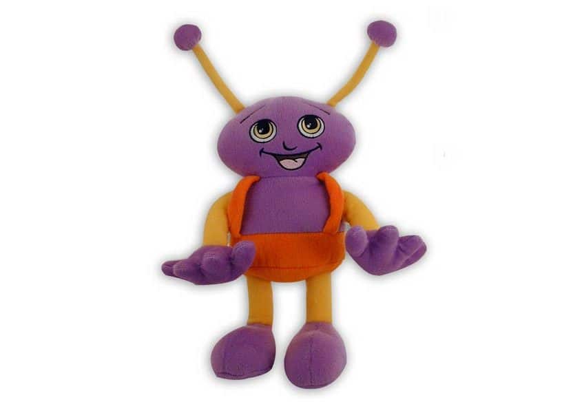 Star buddy purple alien plush toy