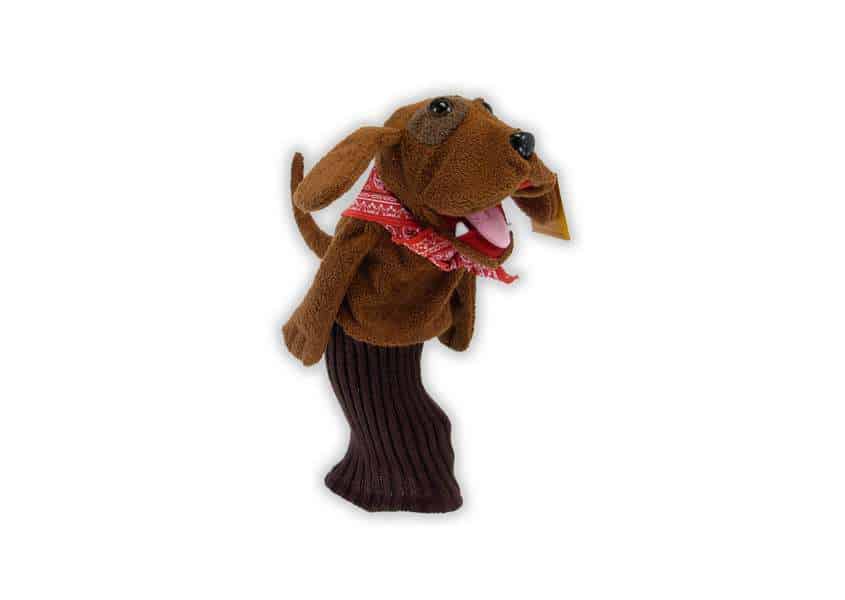 taxi dog plush with red bandanna