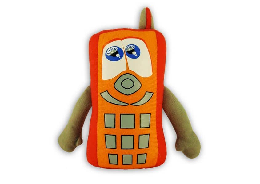 Fonito stuffed phone with arms