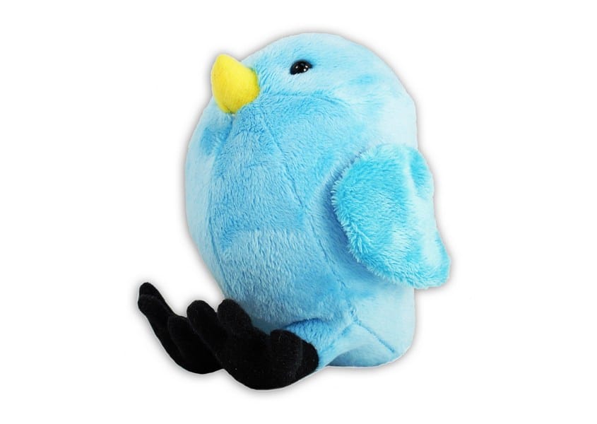 Phoenix plush blue bird
