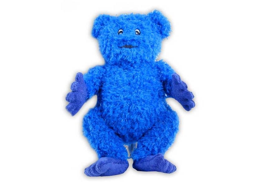 Bubb, a blue fuzzy teddy bear