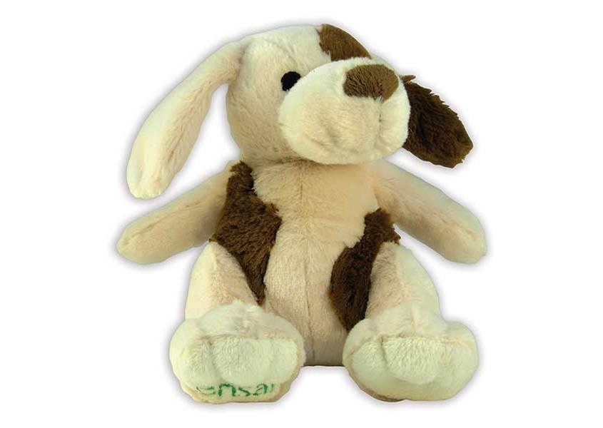 Espoo Teddy brown and white dog plush