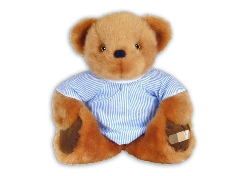 Get Well brown teddy bear