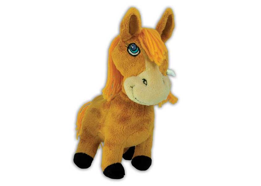 Iceland Spring orange horse plush