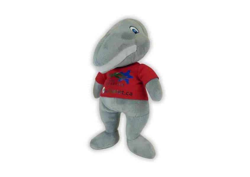 Knuckles plush gray whale