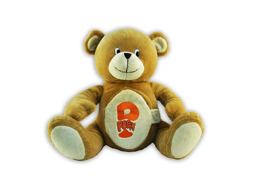 Pooch brown teddy bear plush