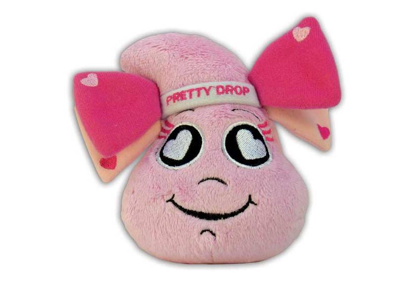 pink pretty drop plush