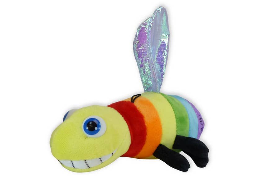 rainbow firefly plush