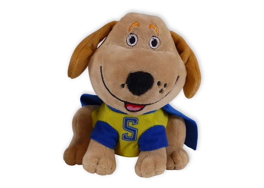 Stan superhero dog plush