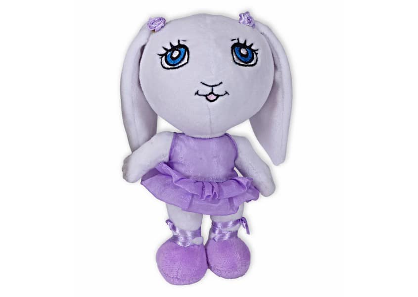 sabrina white rabbit ballerina plush
