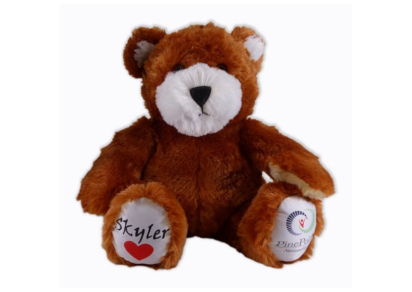 Skyler brown teddy bear plush